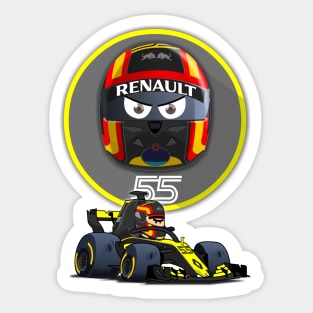 Carlos Sainz Jr 2018 Sticker